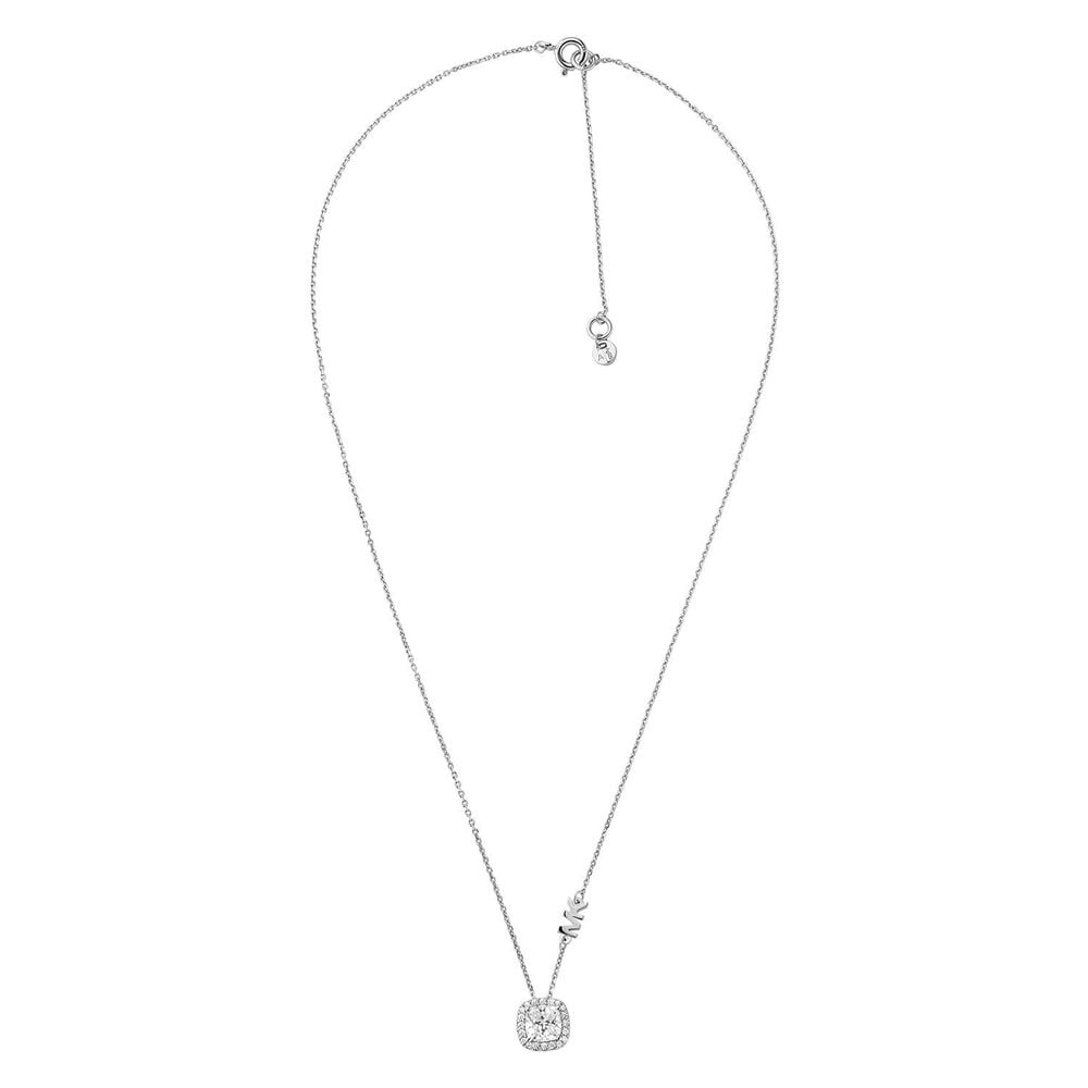 Michael Kors Silver Plated Brilliance Halo Pendant