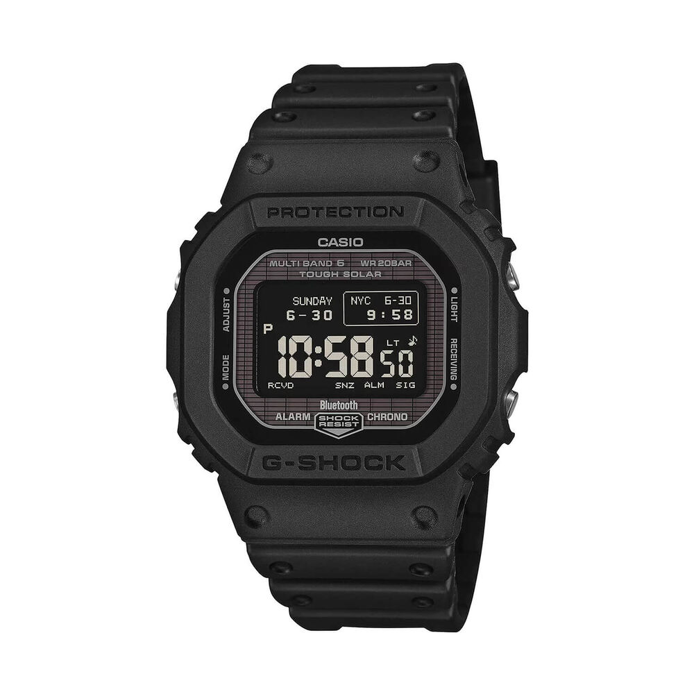 G-SHOCK 5600 Series 49.1x44.1mm Black Digital Display Resin Strap Watch