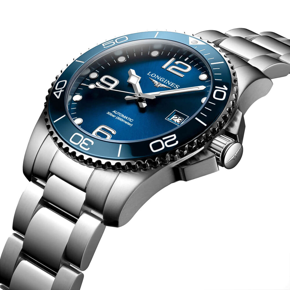 Longines Diving HydroConquest 41mm Automatic Blue Dial Bracelet Watch image number 1