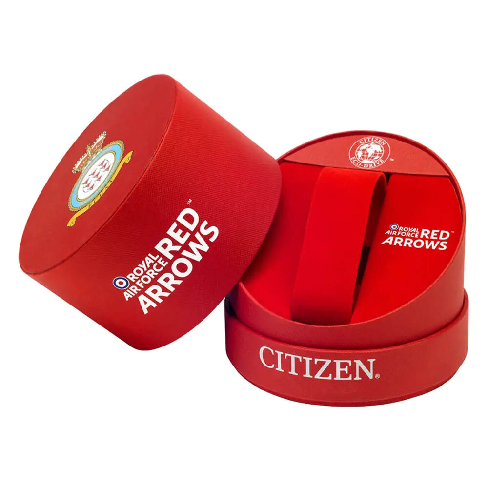 Citizen Red Arrows Navihawk A.T. 48mm Red Dial Bracelet Watch image number 3