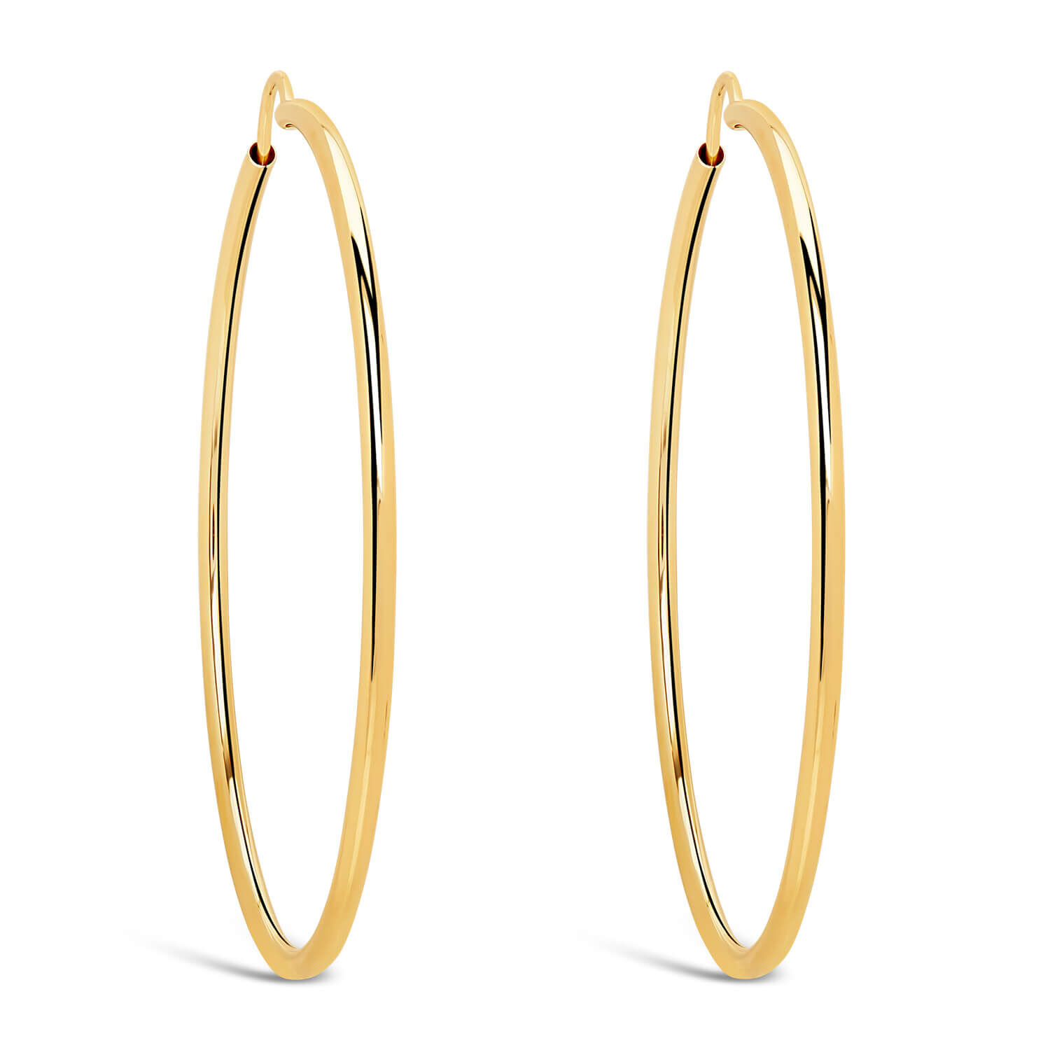 40mm 9ct gold hoop on sale earrings