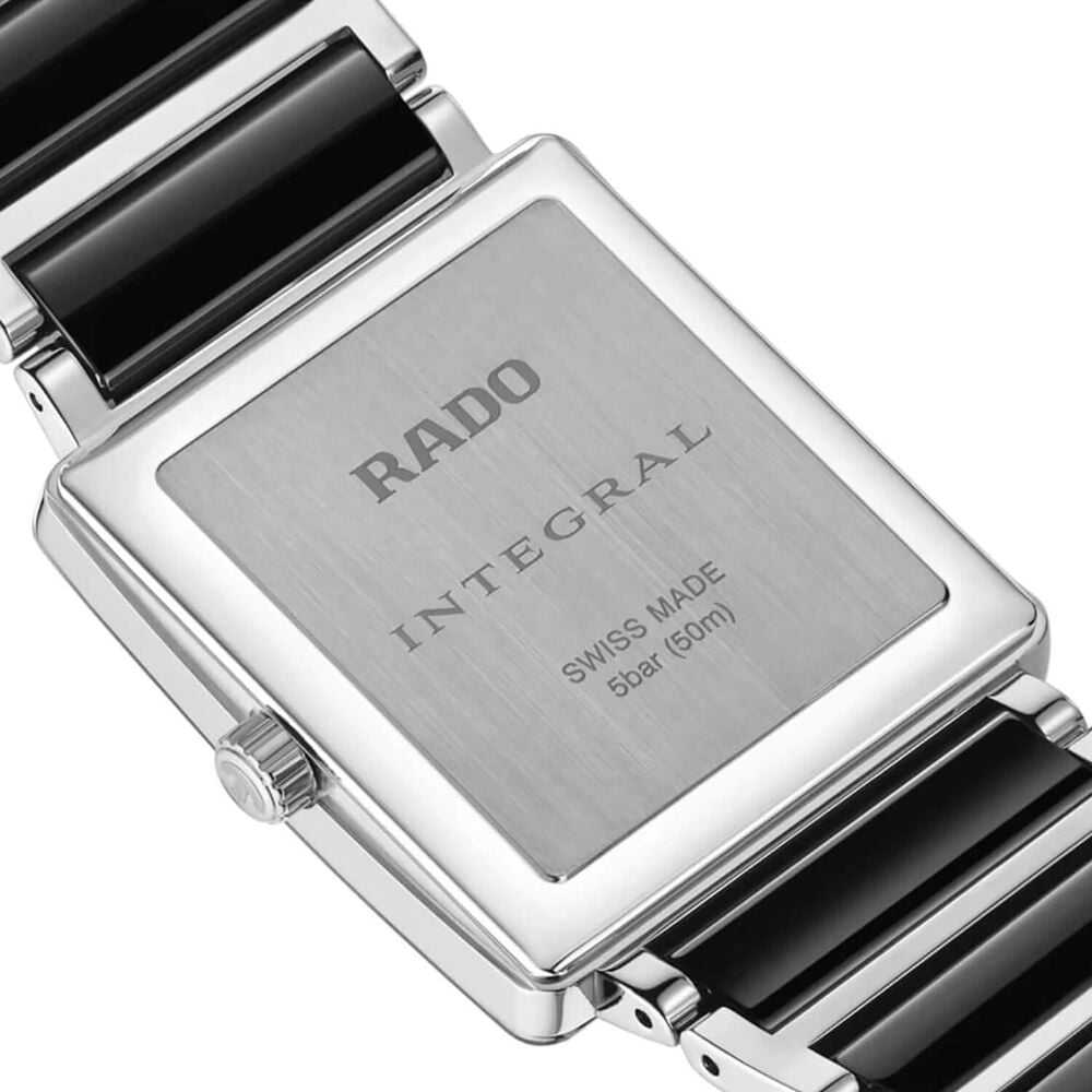 Rado Integral Diamonds 31.5mm Black Dial Stainless Steel Bracelet Watch