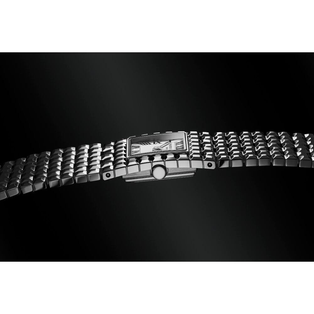 Frederique Constant Classics Manchette White Dial Steel Bracelet Watch image number 6