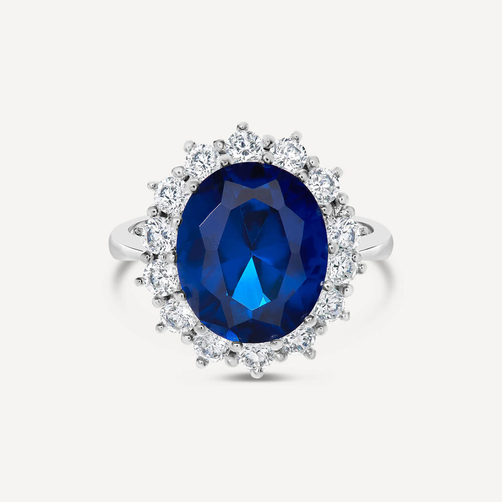 Sterling Silver Cubic Zirconia Ring image number 1