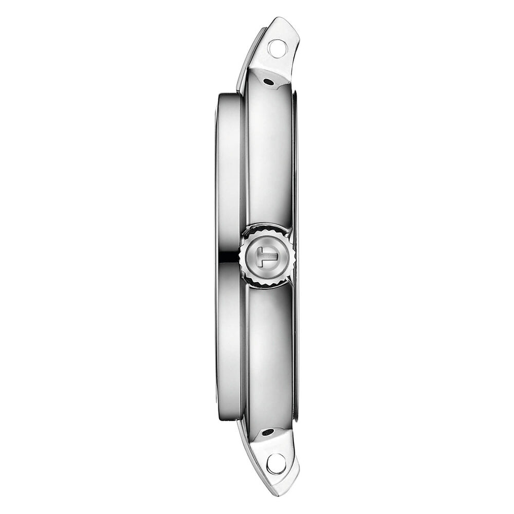 Tissot Flamingo 30mm Pink Dial Diamond Dots Steel Bracelet Watch image number 2