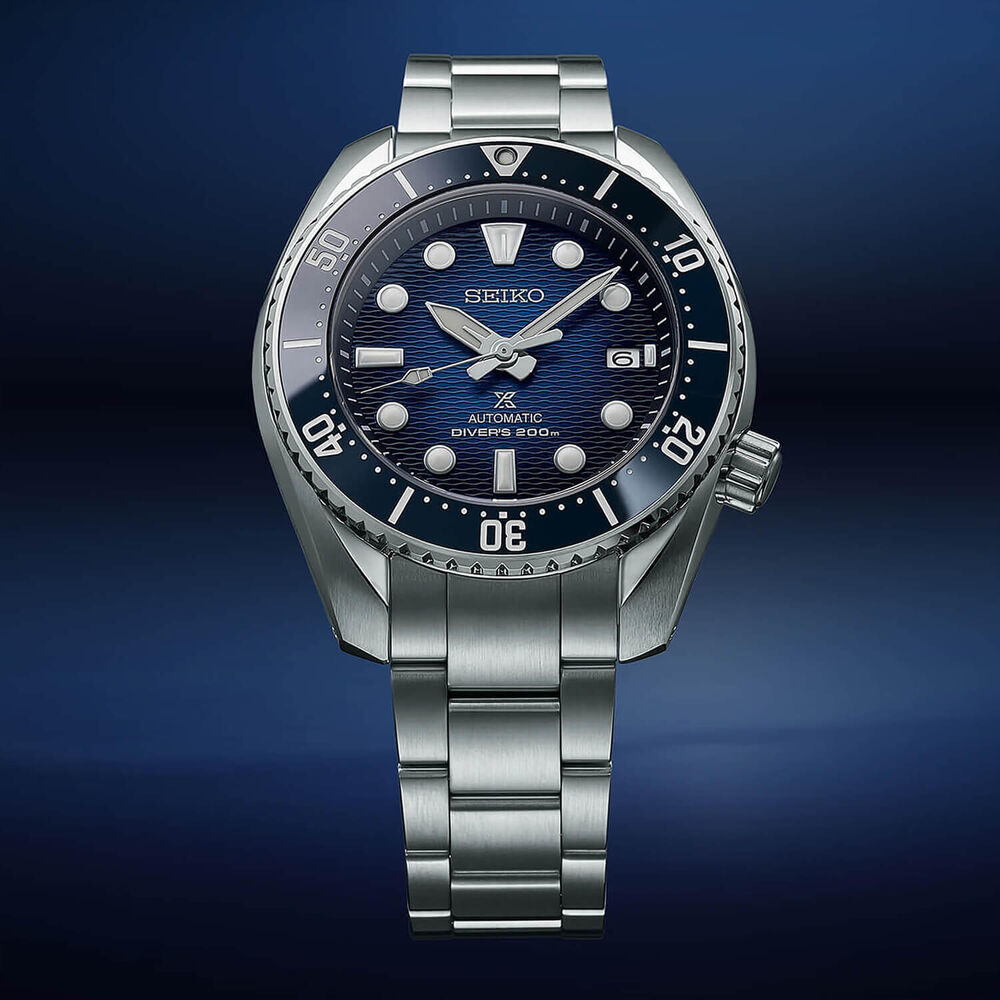 Seiko Prospex King Sumo Blue "Gradation" Diver 45mm Blue Dial Watch image number 1