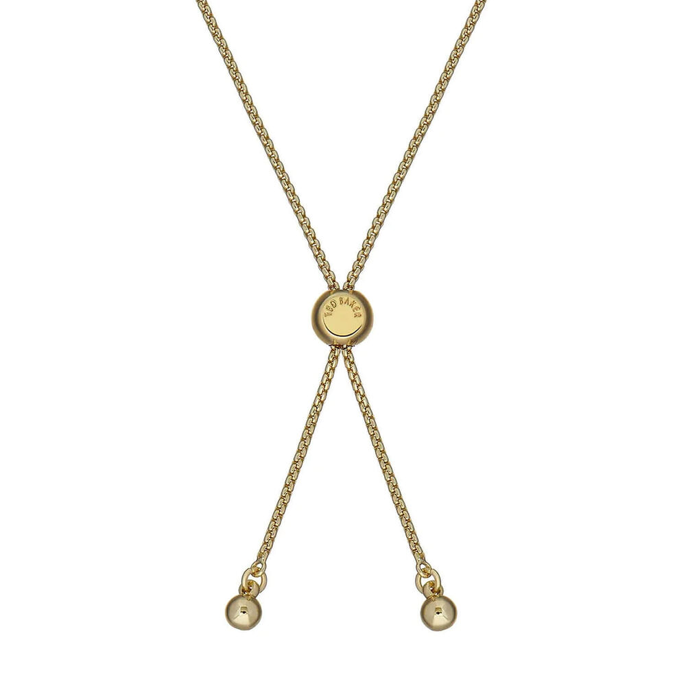 Ted Baker Inela Yellow Gold Plated Pearl Bead Bracelet