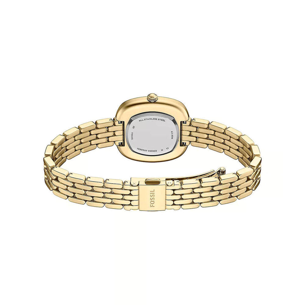 Fossil Emerson 30mm Gold Dial Gold Toned Steel Bracelet Watch