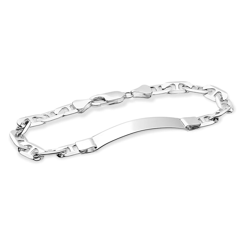Sterling Silver Identity Link Bracelet image number 1