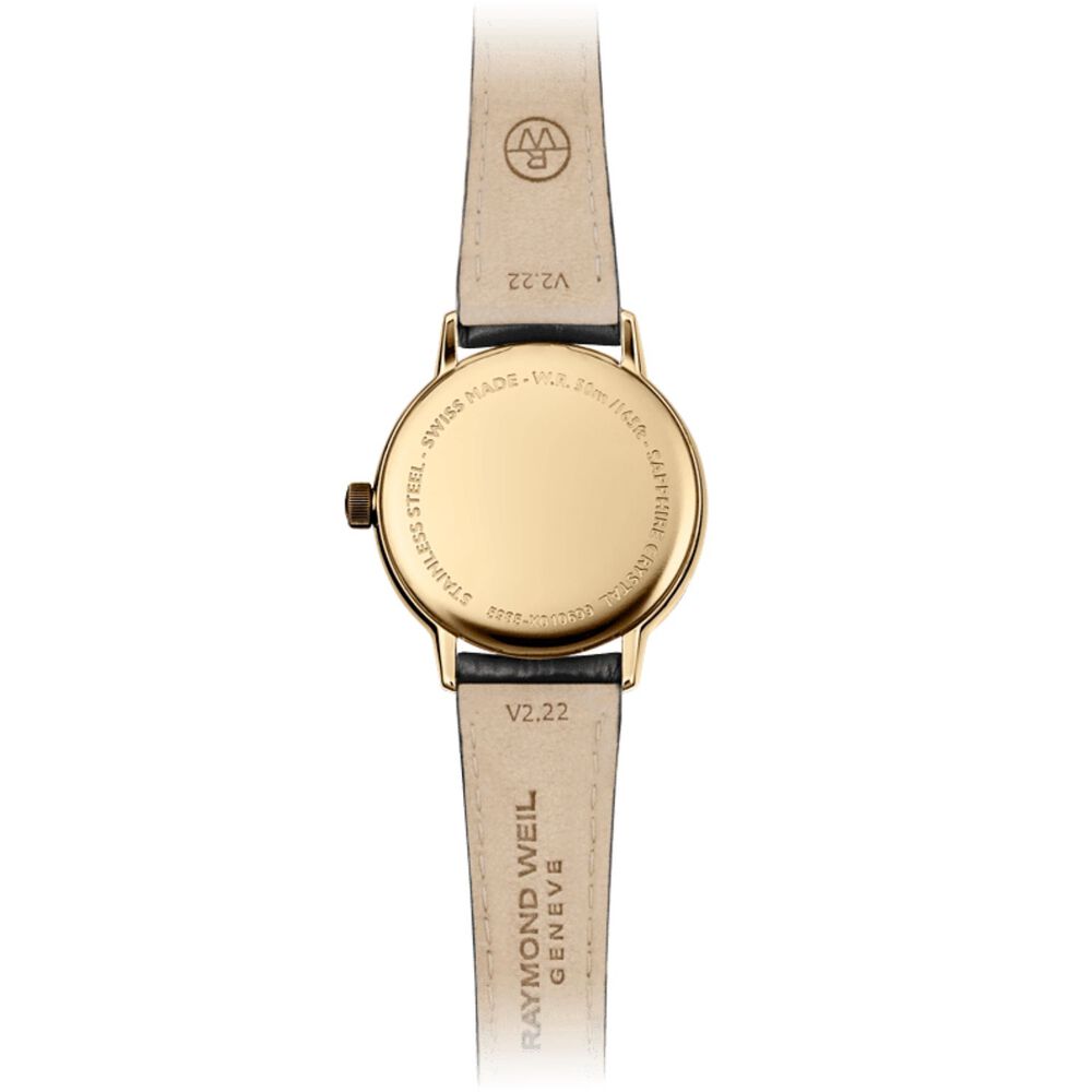 Raymond Weil Toccata 29mm White Roman Numerals Dial Yellow Gold PVD Case Watch image number 2