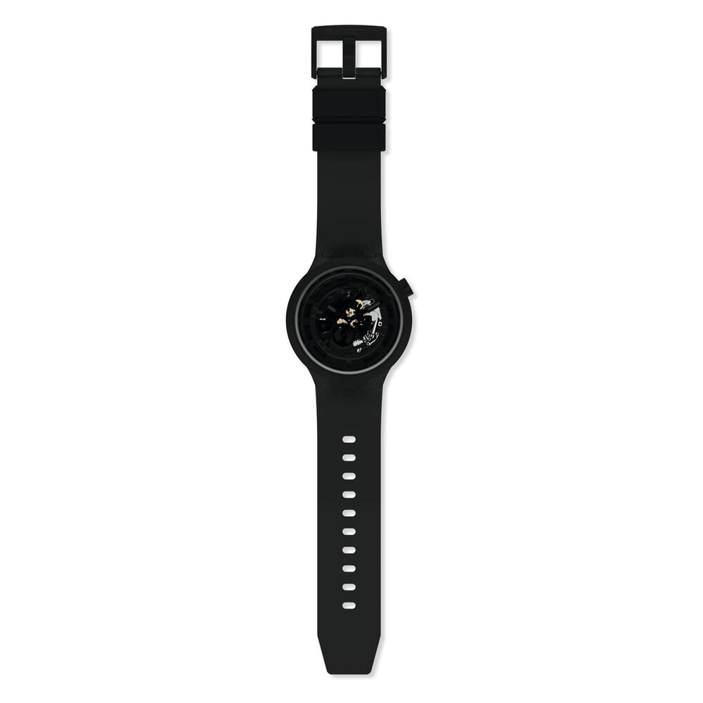 Swatch Big Bold Bioceramic C-Black Strap Watch