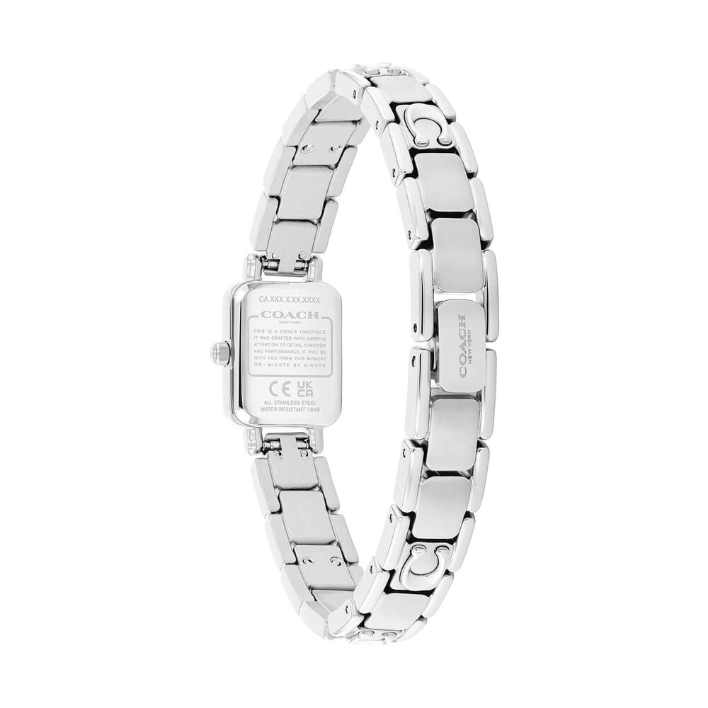 Coach Mara 15.5x19mm Silver Dial Stainless Steel Bracelet Watch