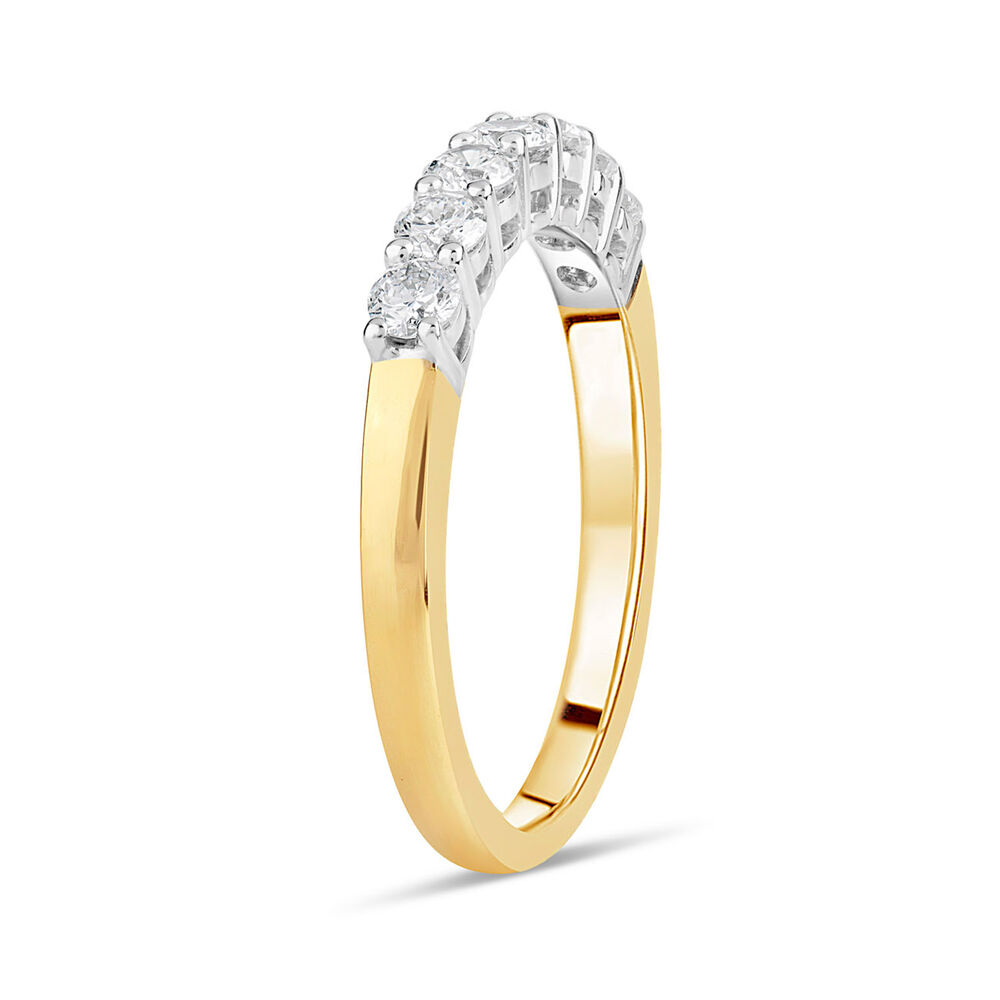 18ct gold 0.50 carat diamond eternity ring image number 3