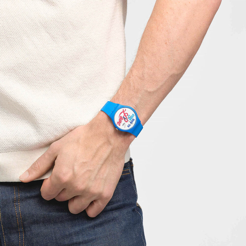 Swatch Recipe For Love 47mm Ble Strap Watch image number 4