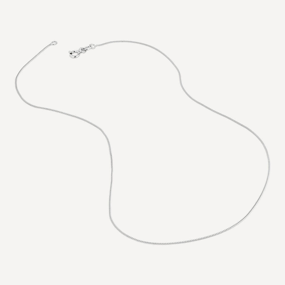 18ct White Gold 0.70ct Diamond Orchid Setting Pendant image number 3