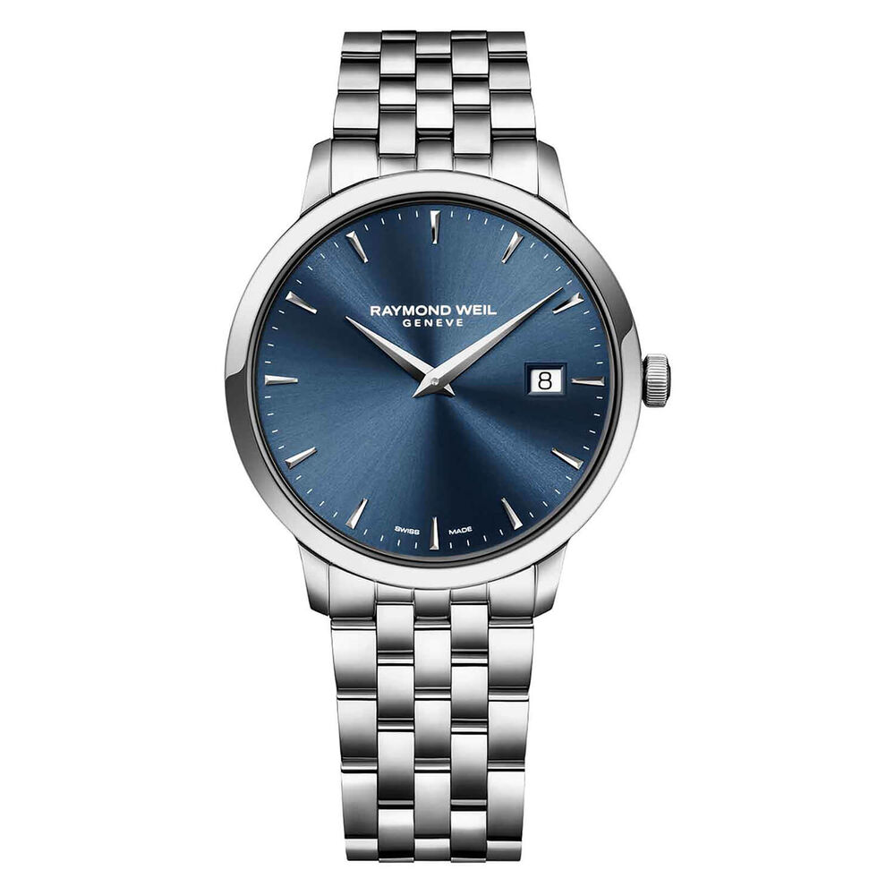 Raymond Weil Toccata men's blue dial stainless steel bracelet watch image number 0