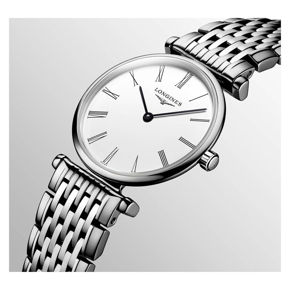 Longines Elegance La Grande Classique de Longines White Steel Watch image number 2