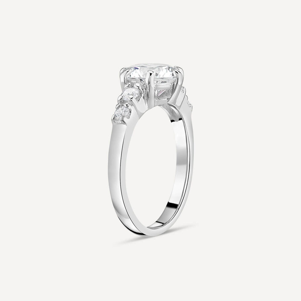 Sterling Silver and Cubic Zirconia Dress Ring image number 3