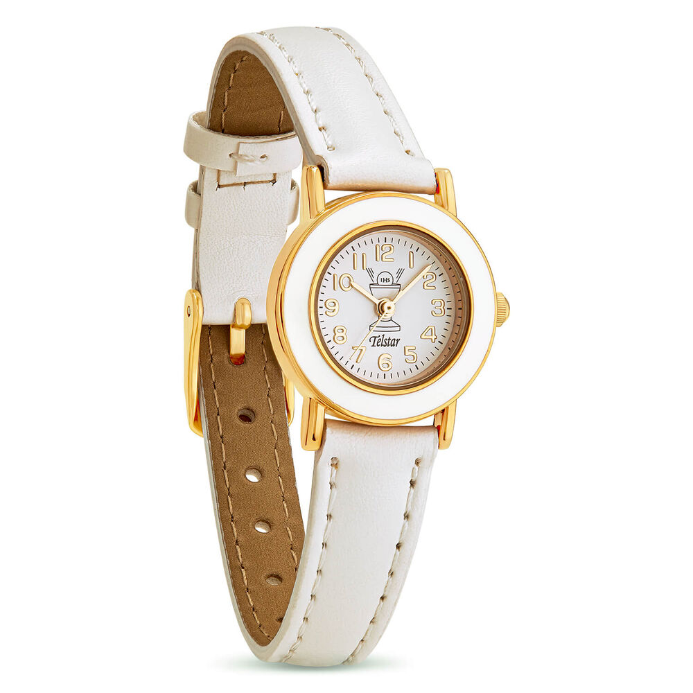 Telstar Girl's First Communion Watch Gold-Tone image number 0