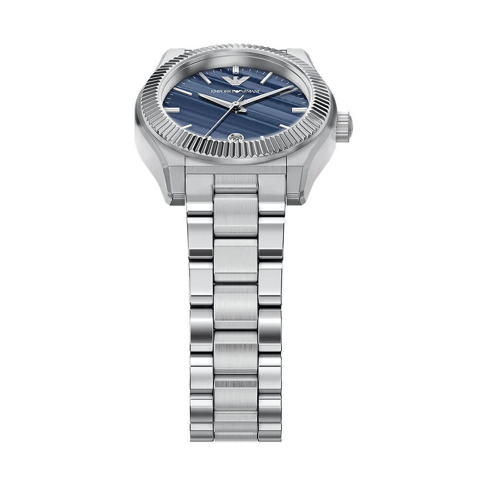 Emporio Armani Federica 32mm Blue Dial Stainless Steel Bracelet Watch