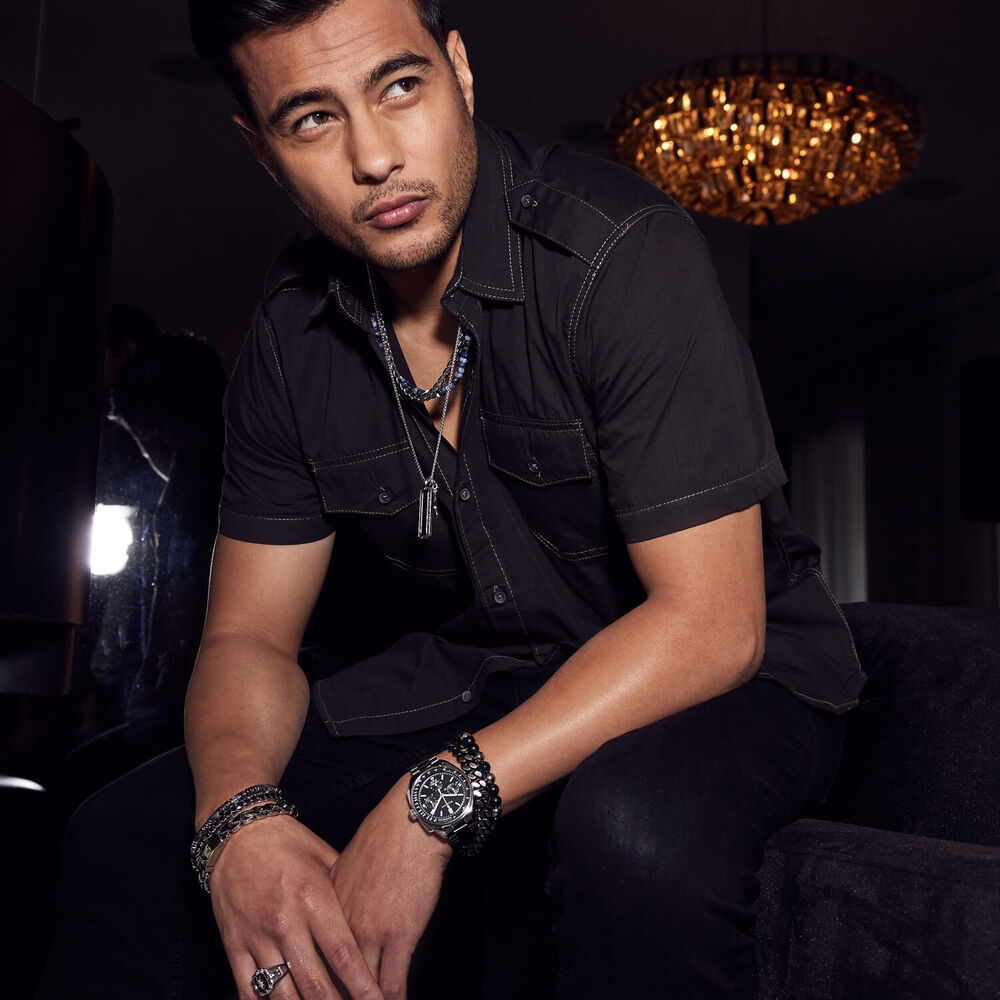 Bulova Lunar Pilot 43.5mm Black Dial Stainless Steel Bracelet Chronograph Watch image number 8