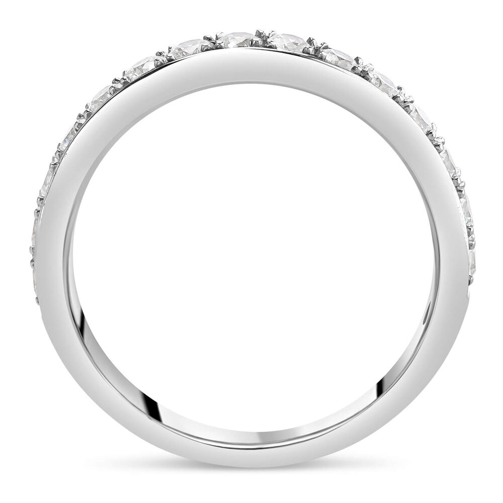 Northern Star 0.50ct Diamond 18ct White Gold Anniversary Ring image number 3