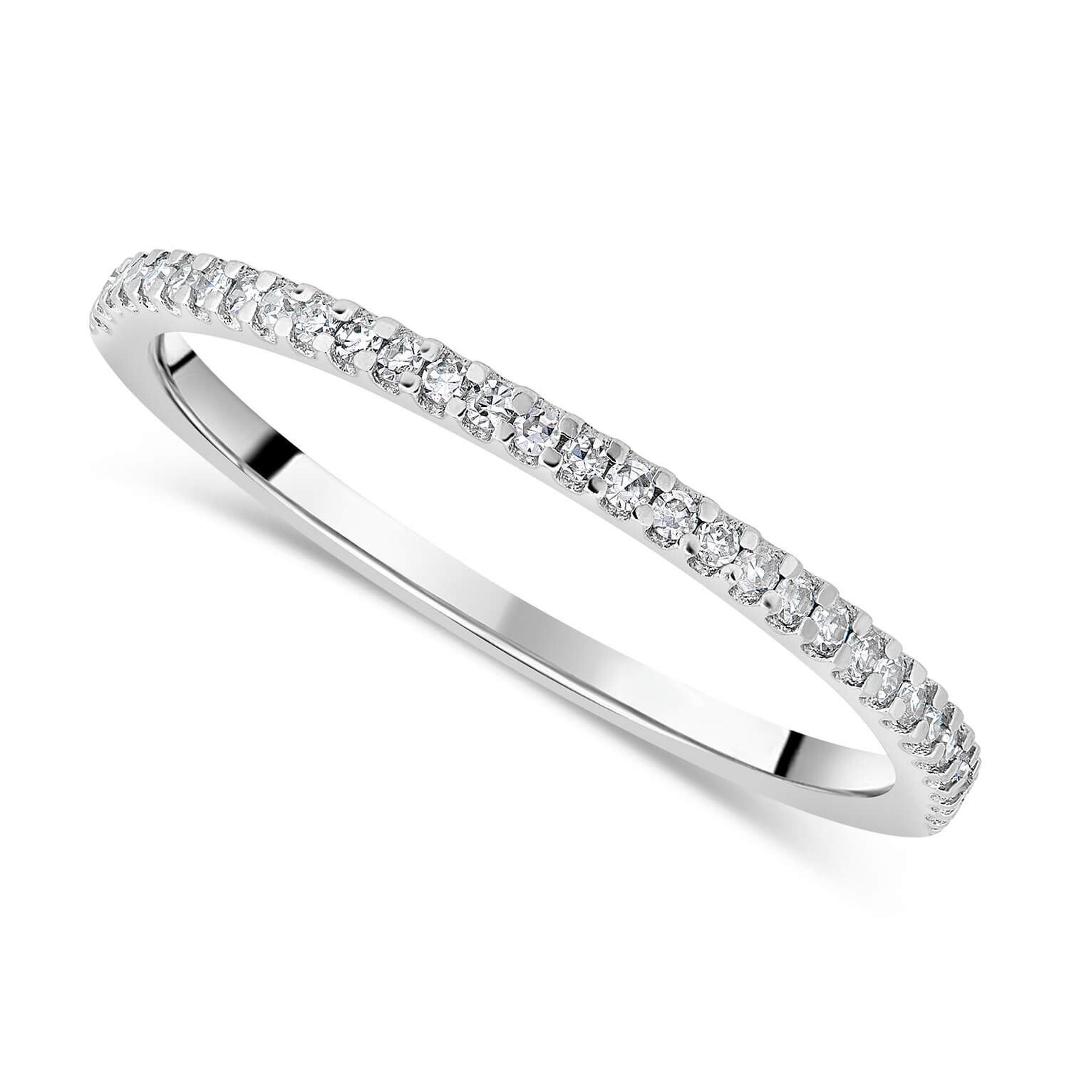 White gold and best sale diamond eternity ring