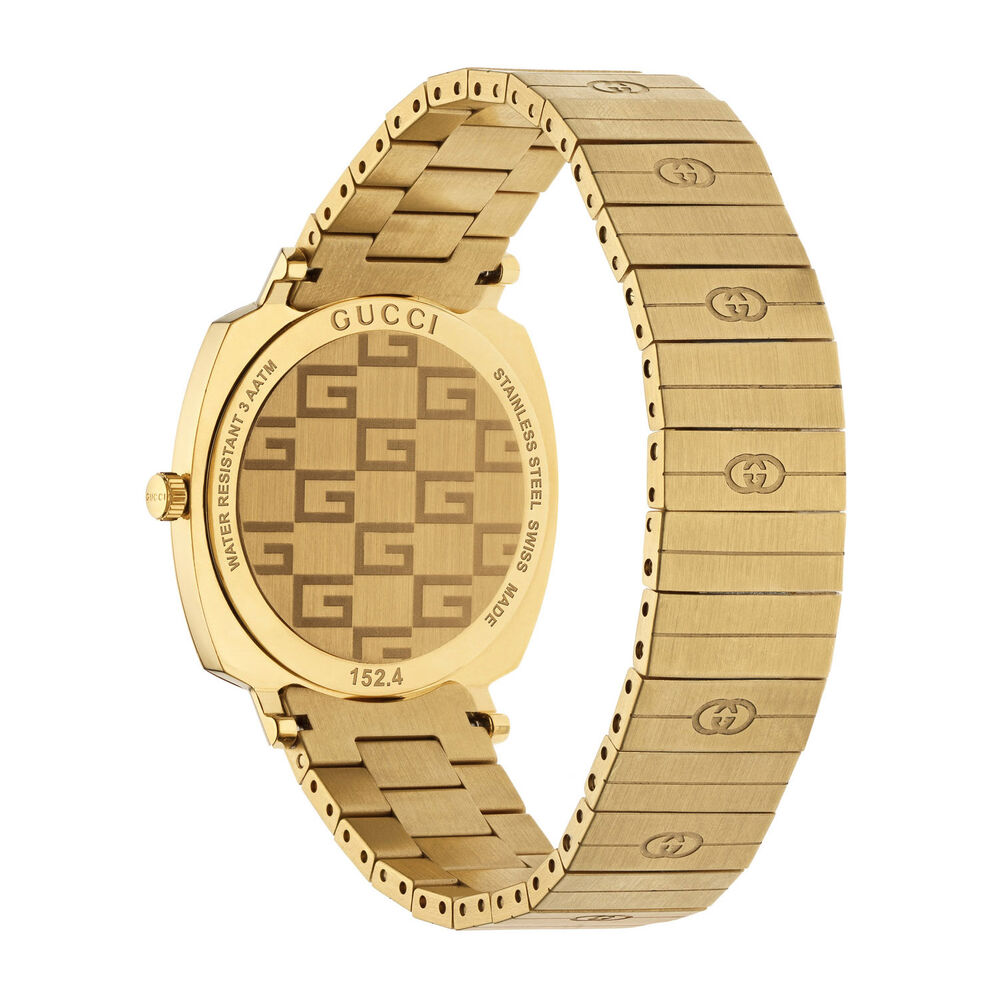 Gucci Grip GG Yellow Gold PVD Bracelet 38mm Watch