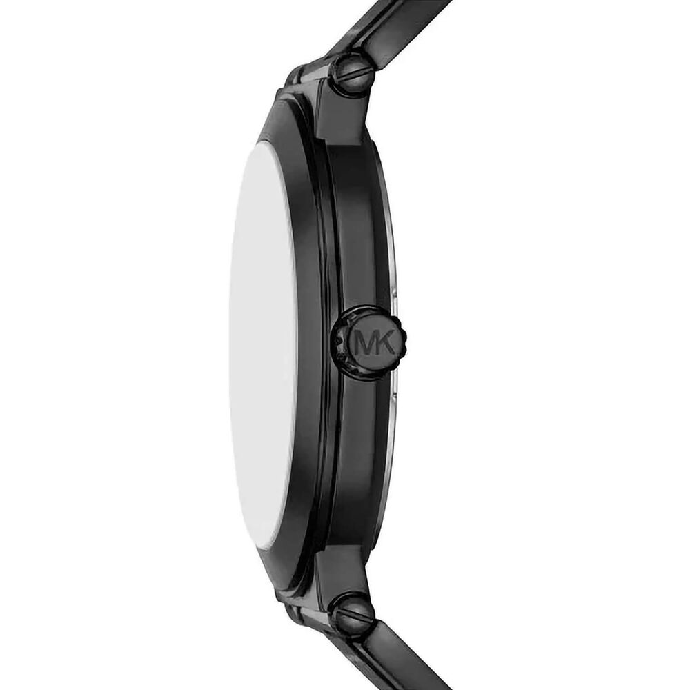 Michael Kors Billie 44mm Black Dial Black IP Stainless Steel Bracelet Watch