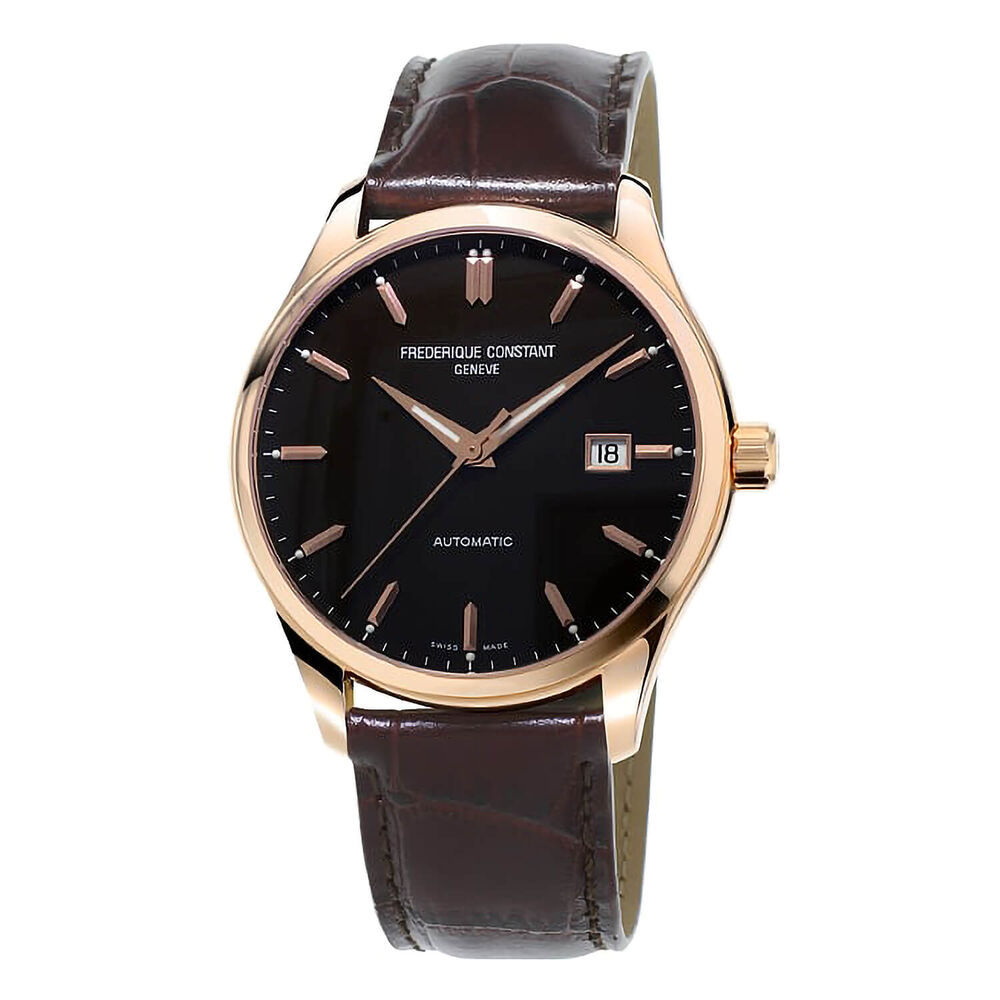 Frederique Constant Classic Rose Gold Plated 40mm Mens Watch