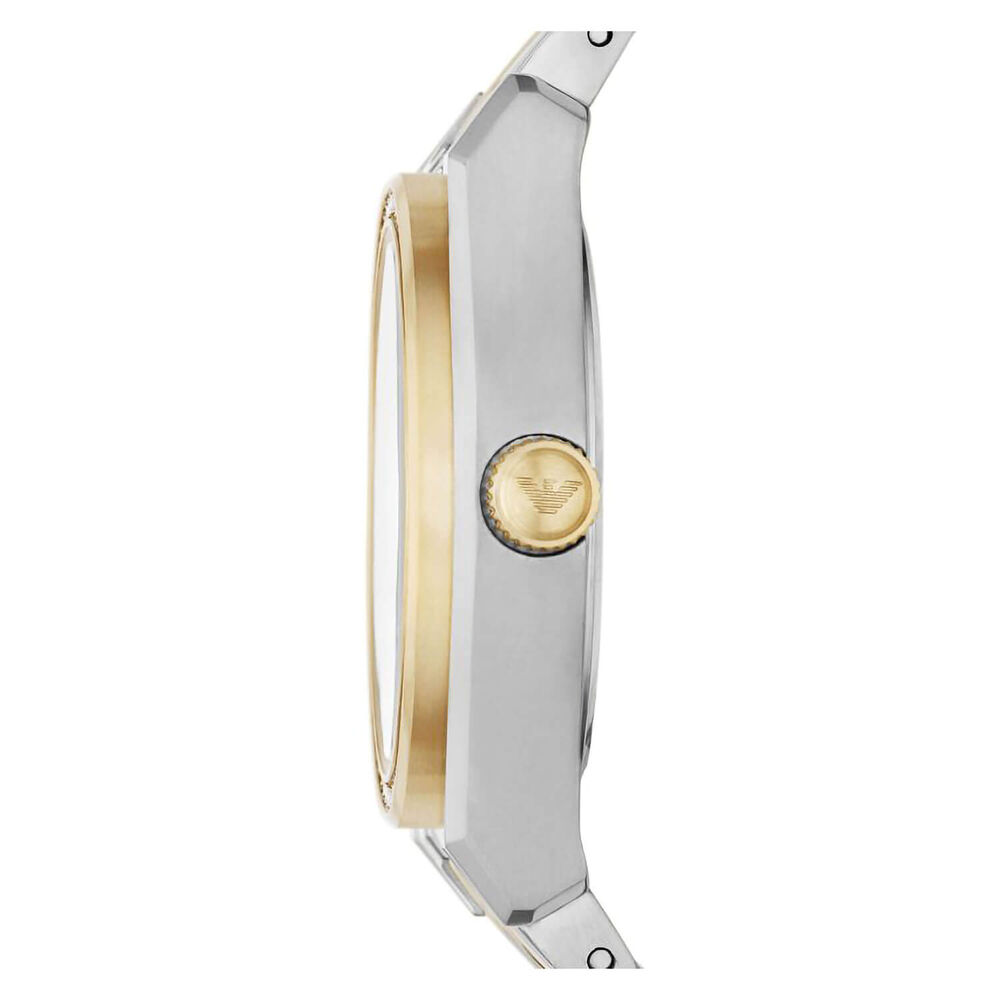 Emporio Armani Mia 32mm MOP Dial Yellow Gold Steel Bracelet Watch image number 2
