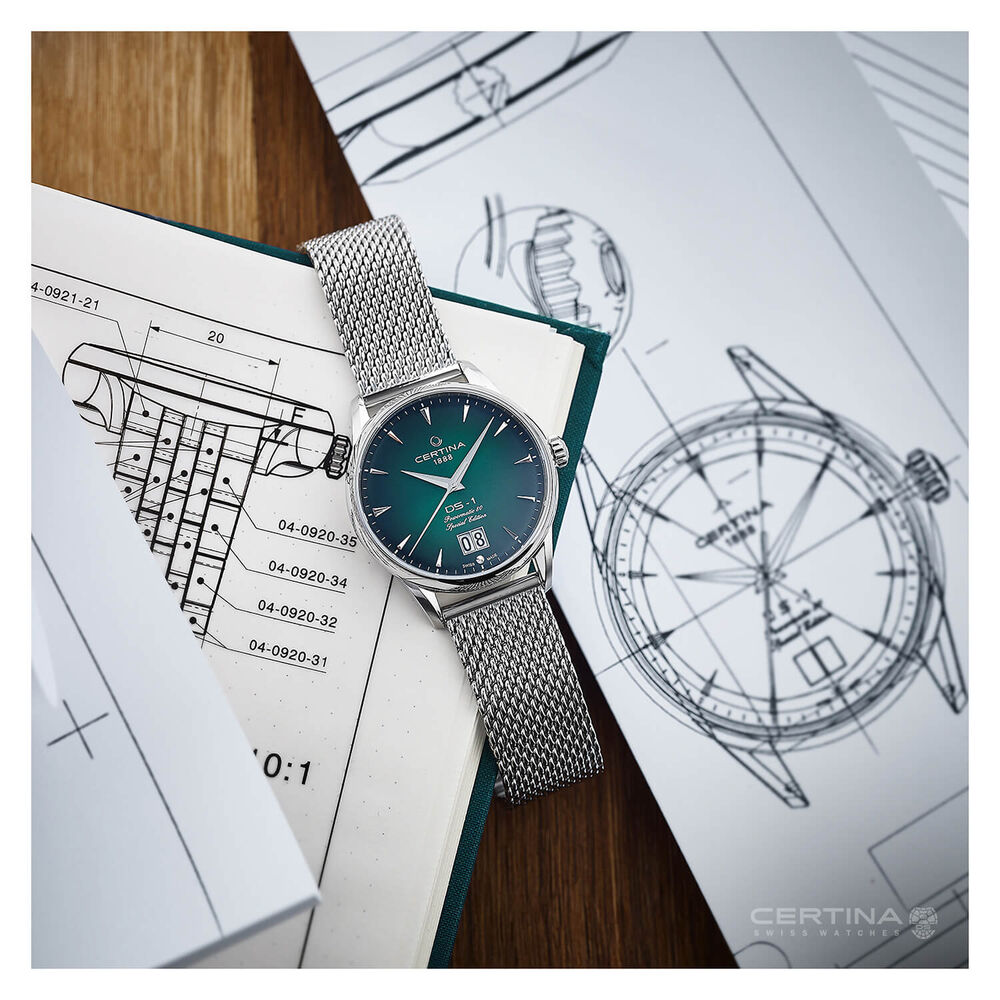 Certina Heritage DS-1 Big Date Powermatic 80 Special Edition Watch image number 6