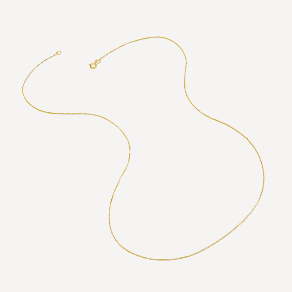 9ct Aries Zodiac Pendant (Chain Included) image number 2