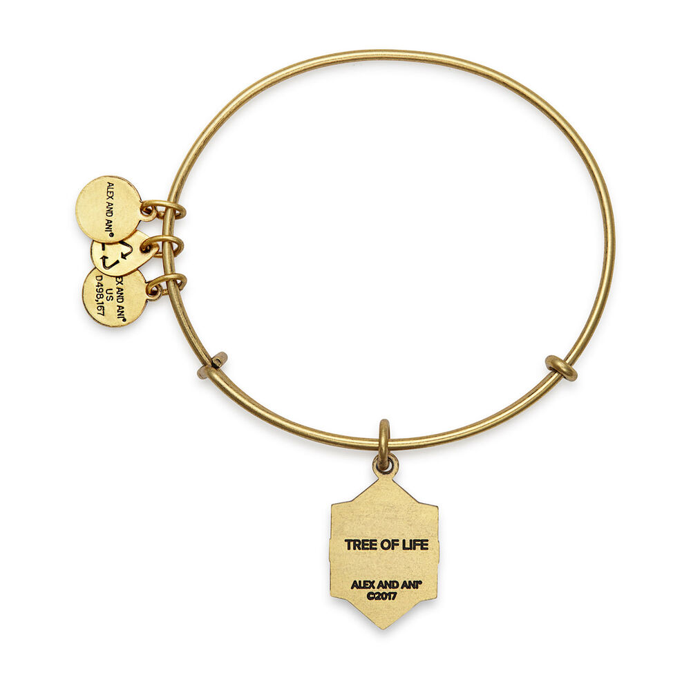 Alex and Ani Rafaelian Gold Tree of Life IV Bangle image number 1