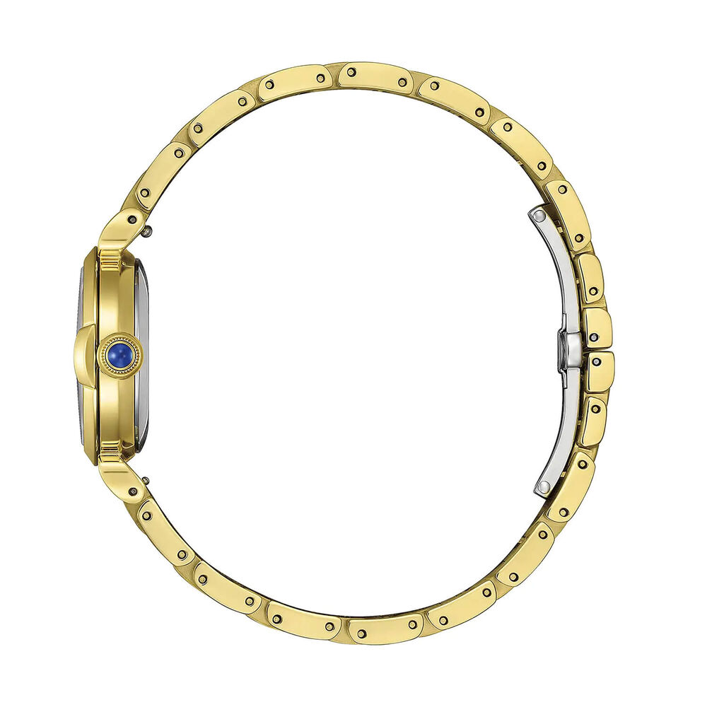 Citizen L Mae 26mm Grey Dial Gold Tone Stainless Steel Bracelet Watch image number 2