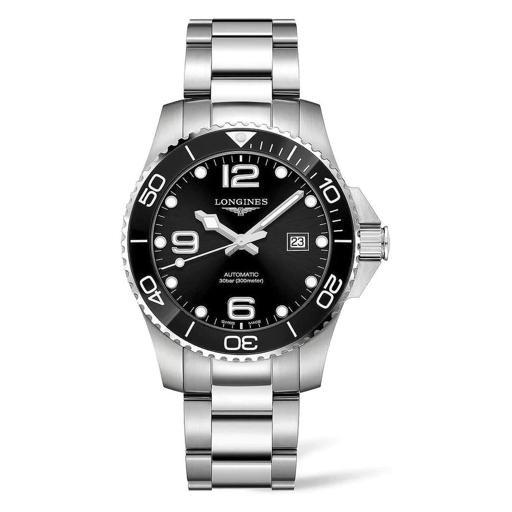 Longines Hydroconquest Sport Black Dial 43mm Mens Watch