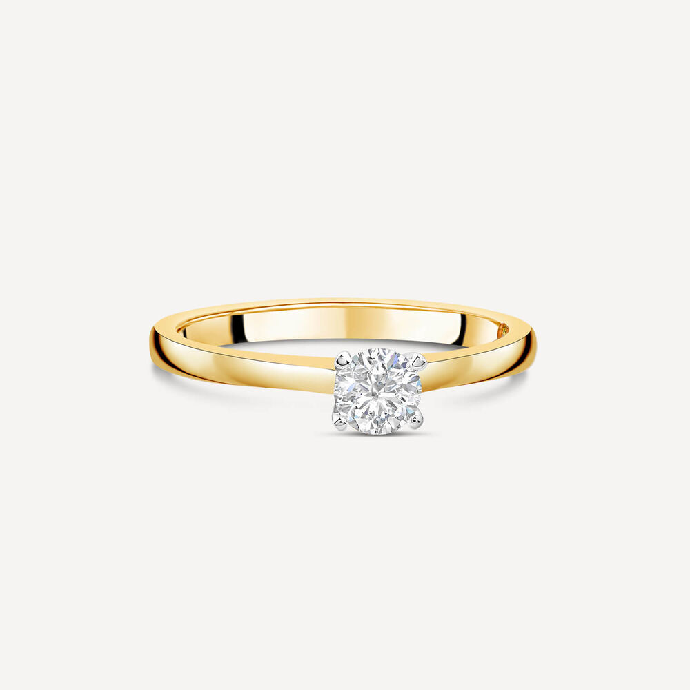 Northern Star 18ct Yellow Gold 0.30ct Diamond Ring image number 2
