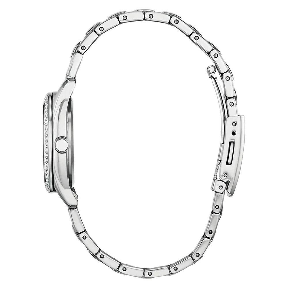 Citizen Eco Drive Silhouette Crystal 30mm Blue Dial Bracelet Watch image number 1