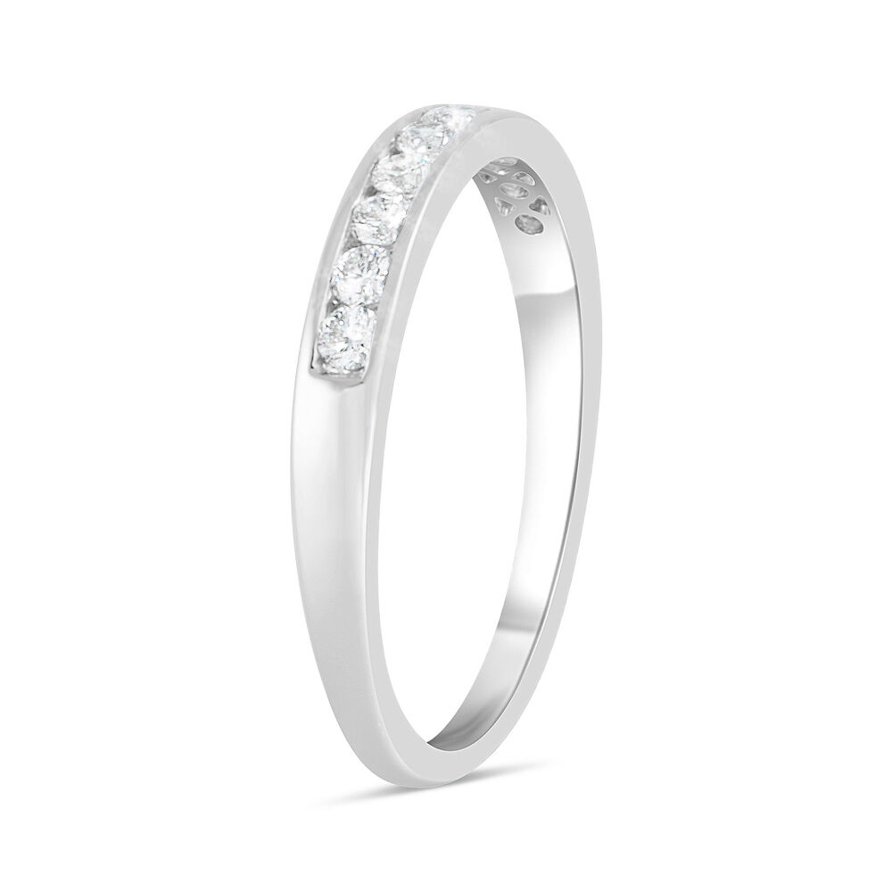 18ct White Gold Eternity Ring image number 3