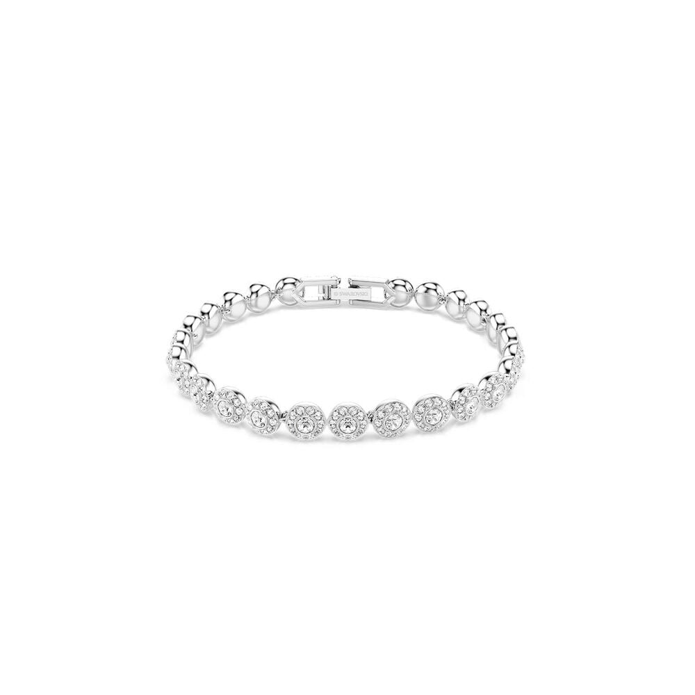 Swarovski Una Angelic Crystals Rhodium Plated Bracelet