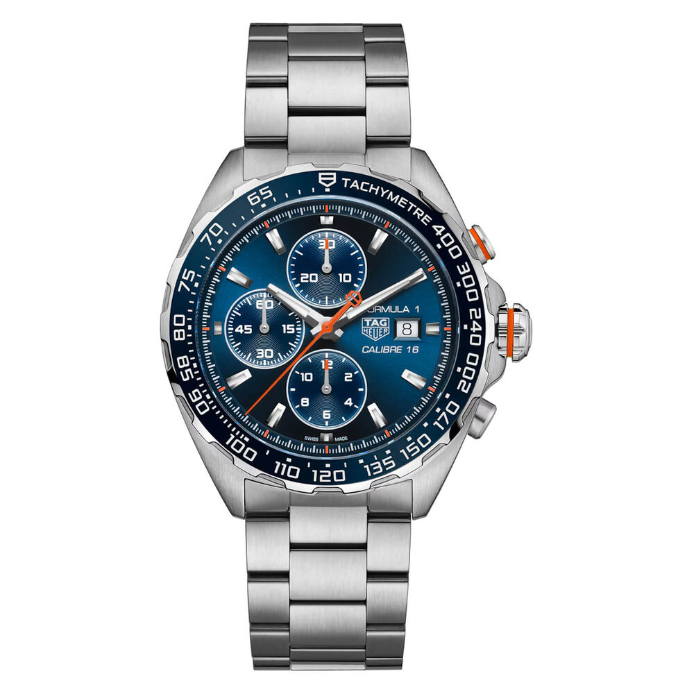 TAG Heuer Formula 1 Chronograph 44mm Blue Dial Stainless Steel Bracelet Watch image number 0