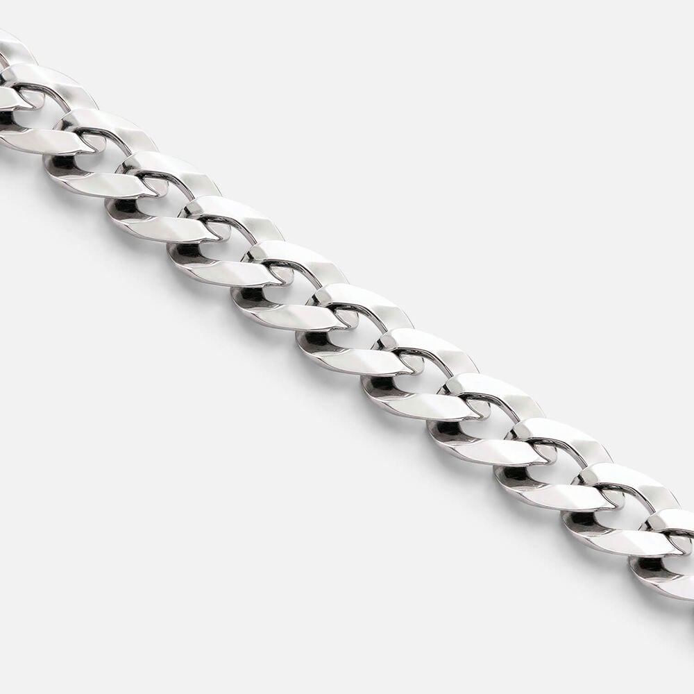 Sterling Silver Flat Curb Bracelet