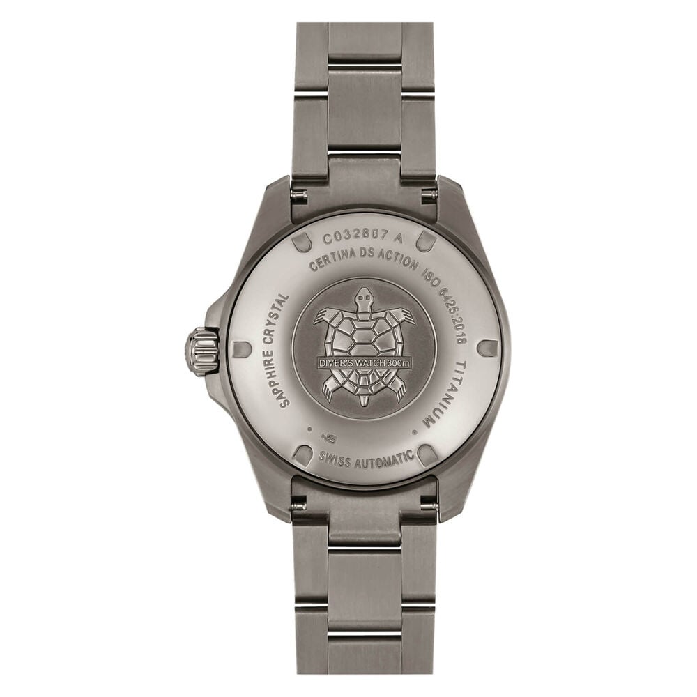 Certina DS Action Diver 38mm Turqoise Index Titanium Case Watch image number 1