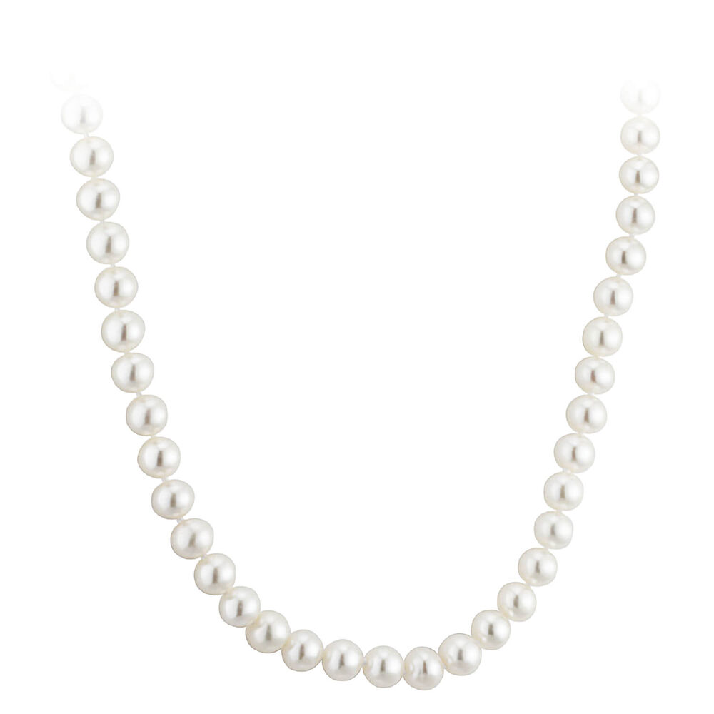 9ct Gold 75mm Freshwater Pearl Necklet image number 0