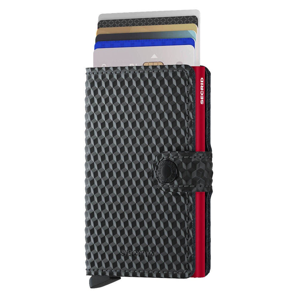 Secrid Cubic Black Red Miniwallet