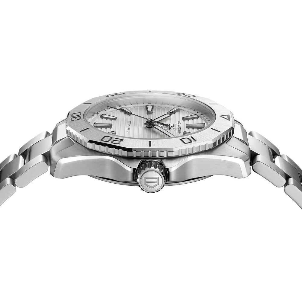 TAG Heuer Aquaracer Professional 200 40mm Silver Dial Stainless Steel Bracelet Watch image number 3