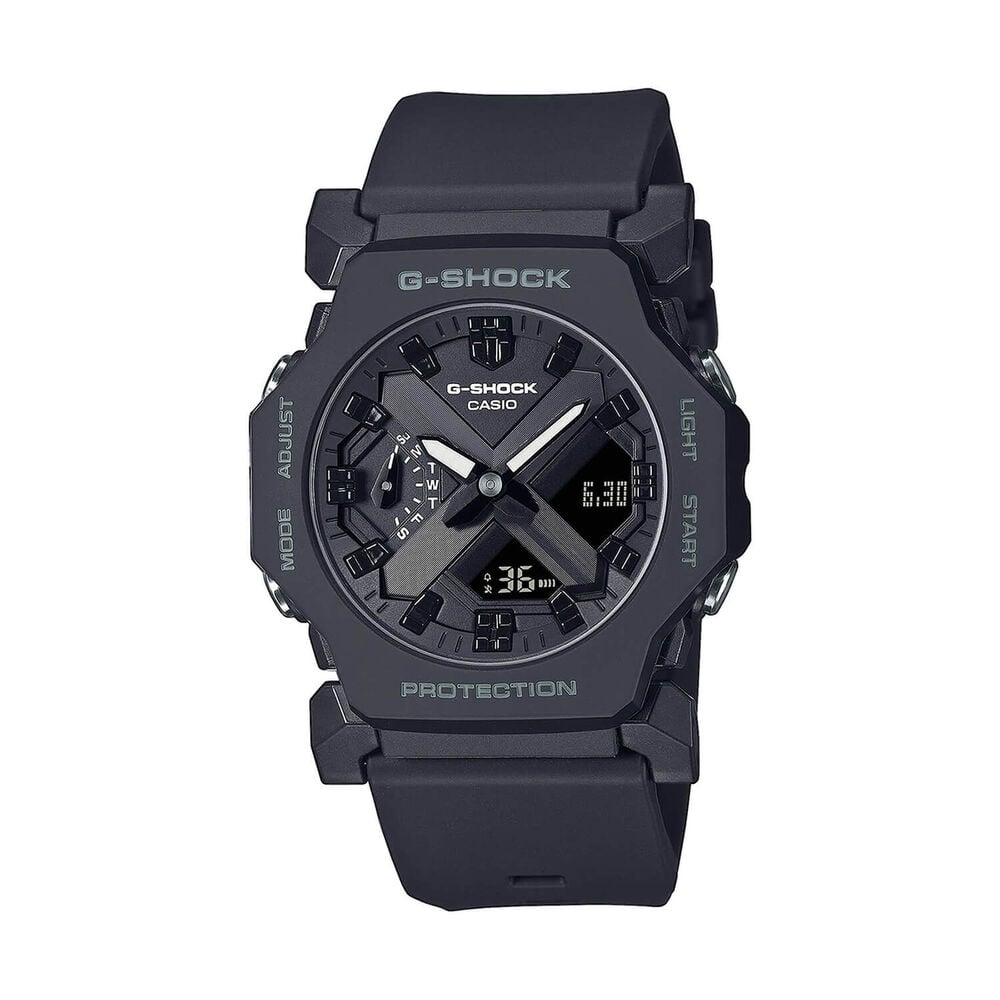 G-SHOCK GA-2300 Series 45.4x42.1mm Black Analogue & Digital Display Resin Strap Watch