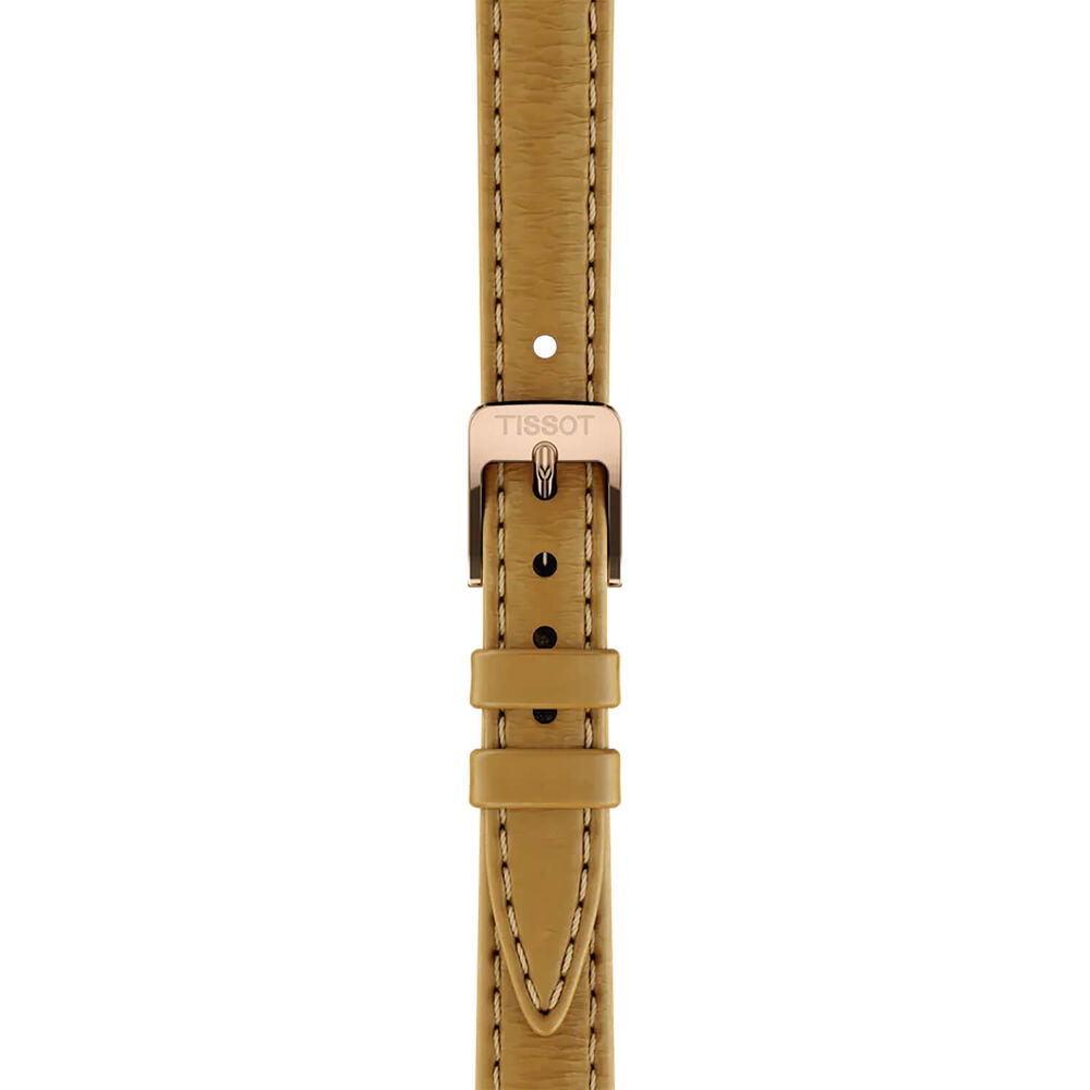 Tissot SRV 21.8x30mm Silver Dial Brown Leather Strap Watch