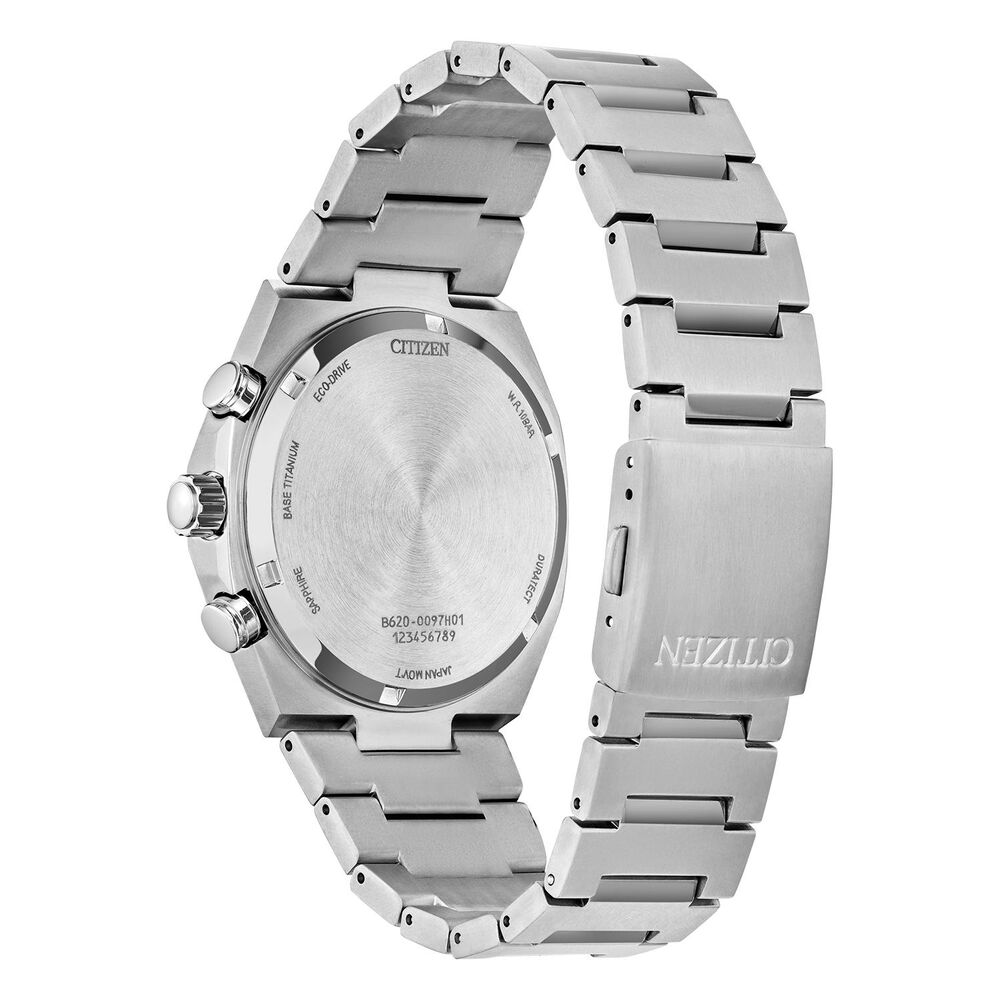 Citizen Zenshin Chrono Super Titanium&trade; 42mm Salmon Dial Bracelet Watch