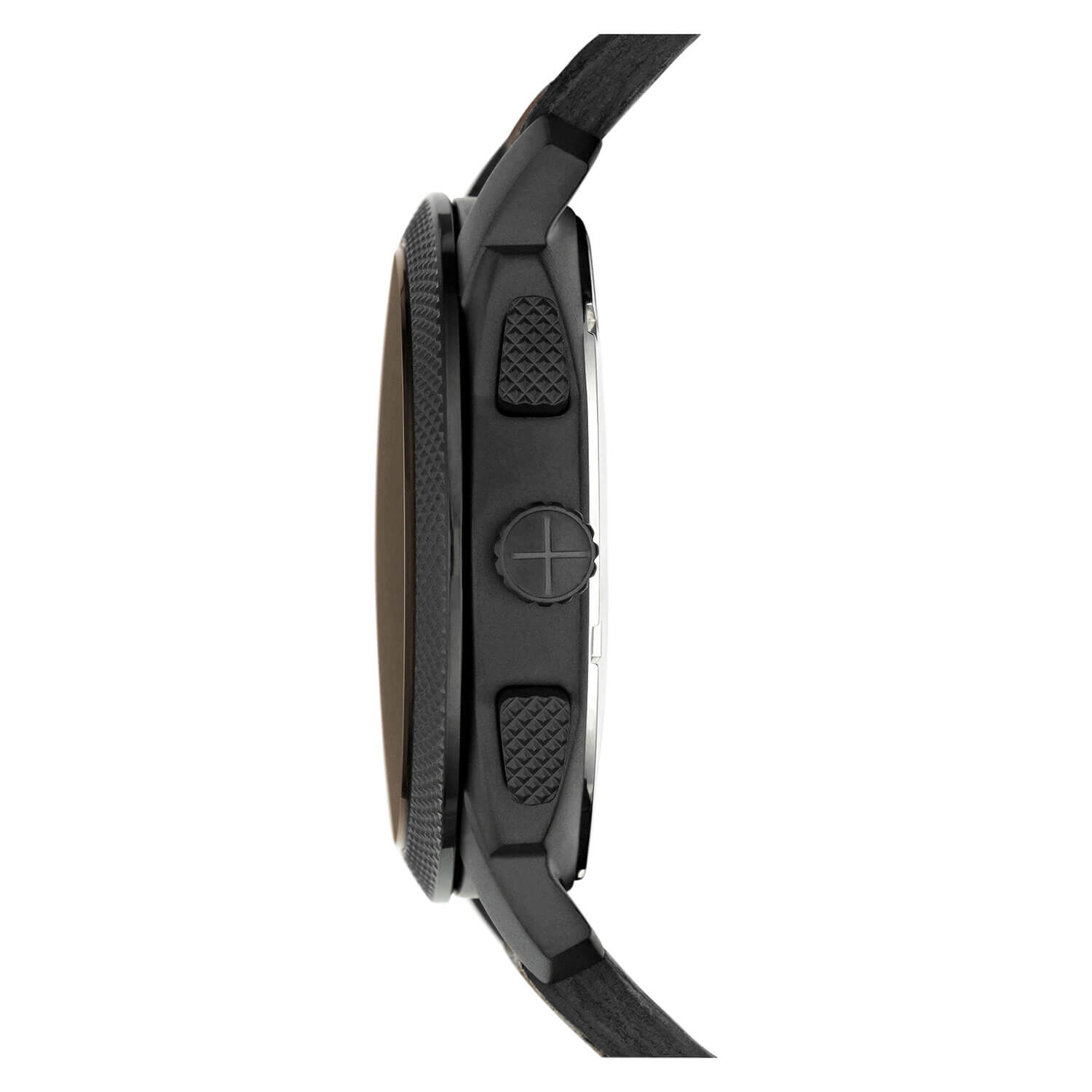 Fossil men's 42mm machine black ip stainless steel dress sale watch